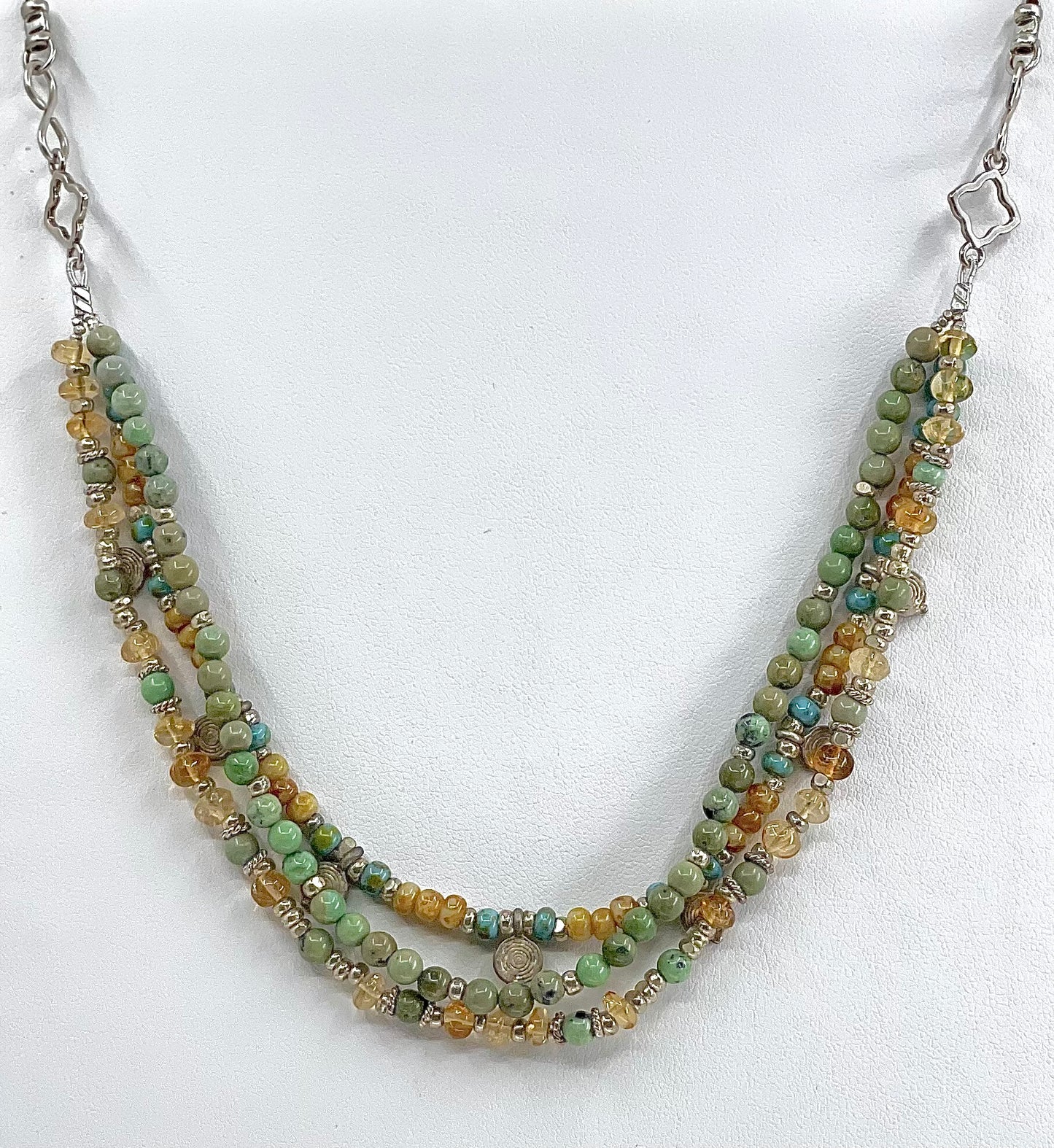 Boho Turquoise Statement Necklace