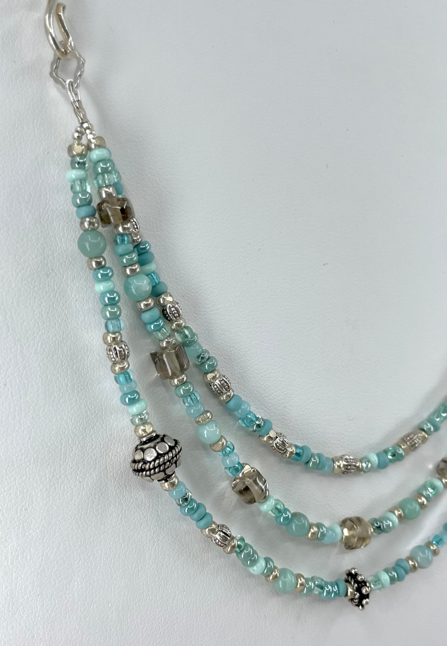 Boho Blue Statement Necklace