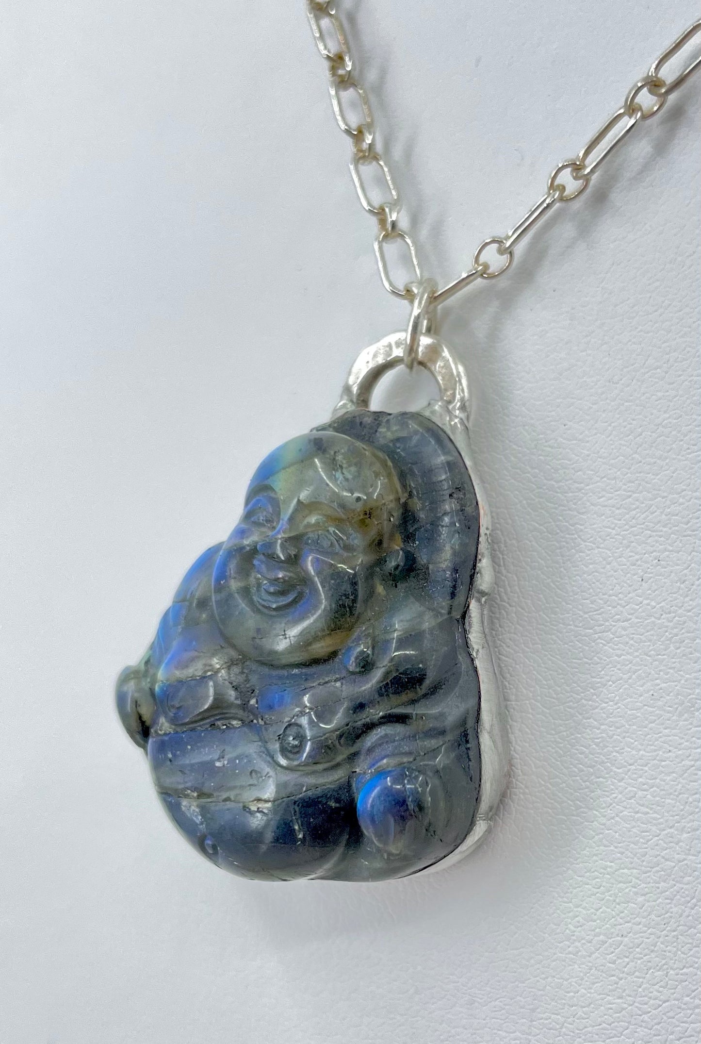 Big Labradorite Buddha