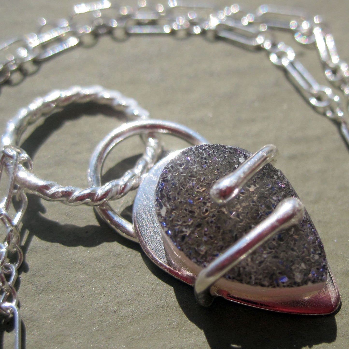 Charcoal Druzy