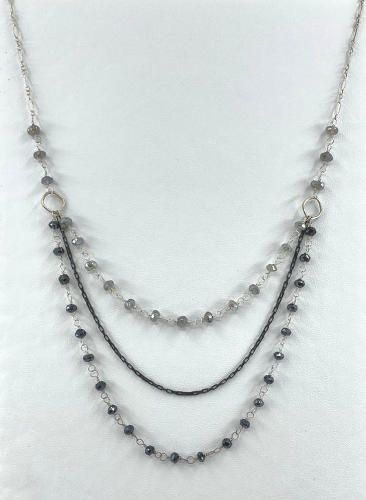Noir Triple Strand