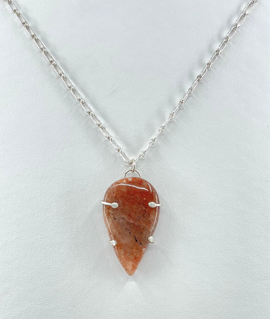 Caged Strawberry Quartz