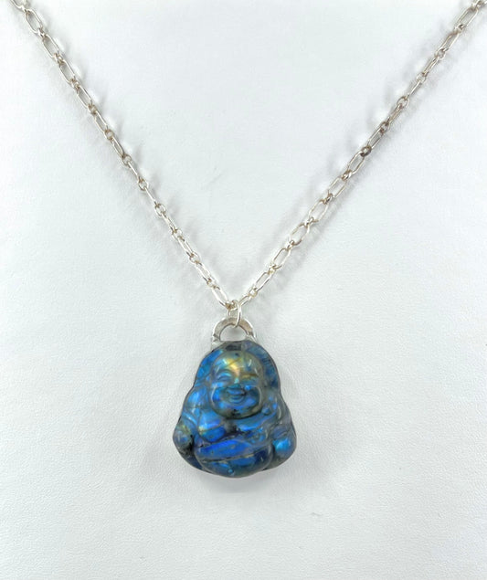 Big Labradorite Buddha