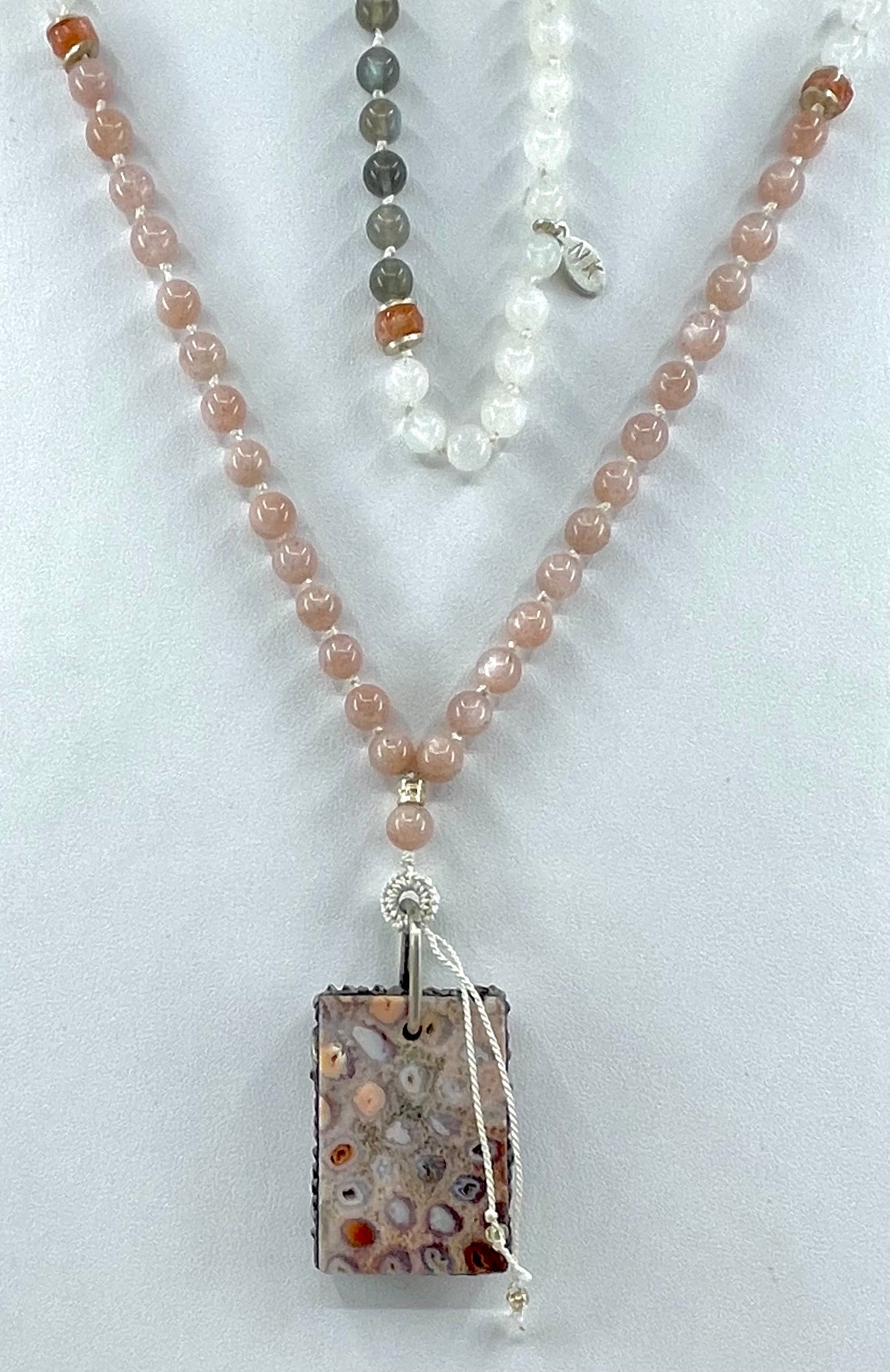 Fossil Coral 108 Bead Mala