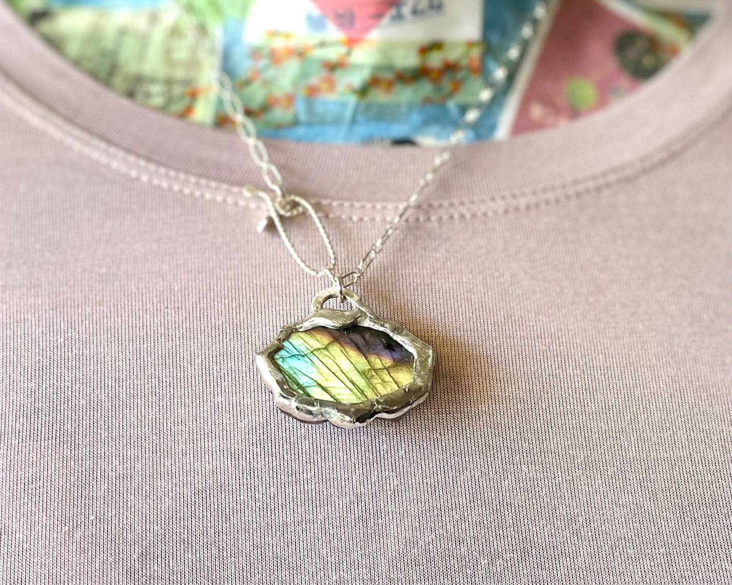 Labradorite Lotus