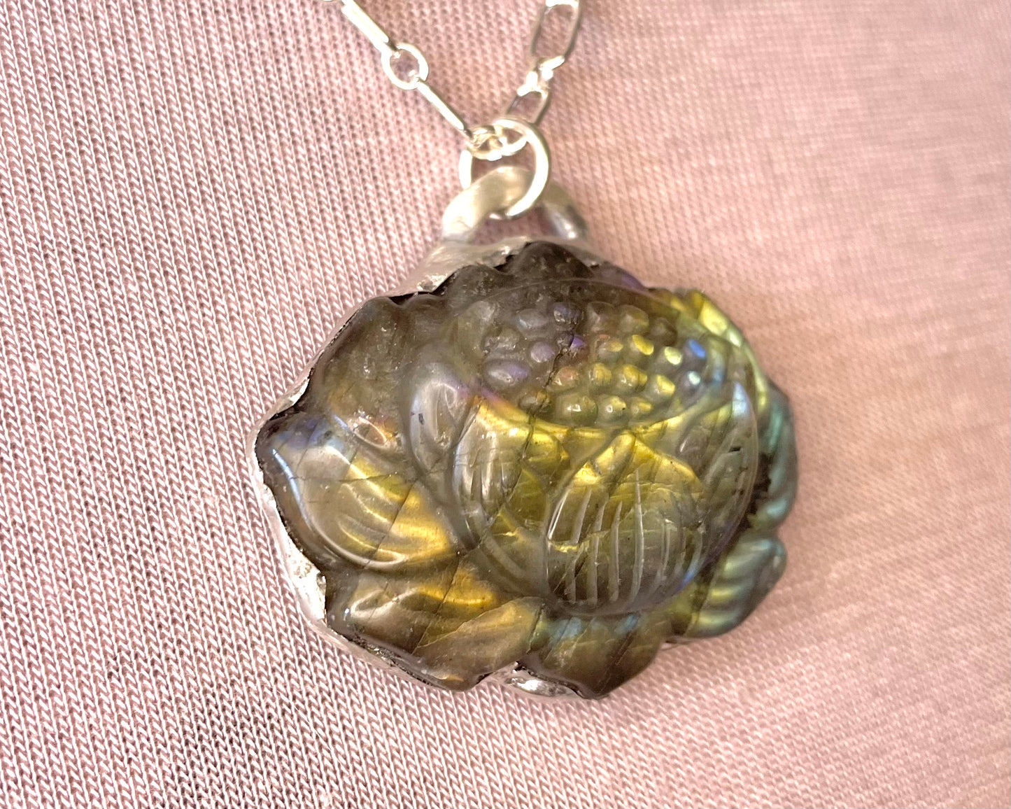 Labradorite Lotus