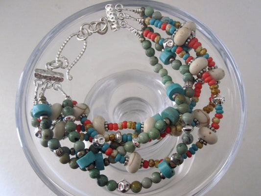 Santa Fe Multi-Strand Bracelet