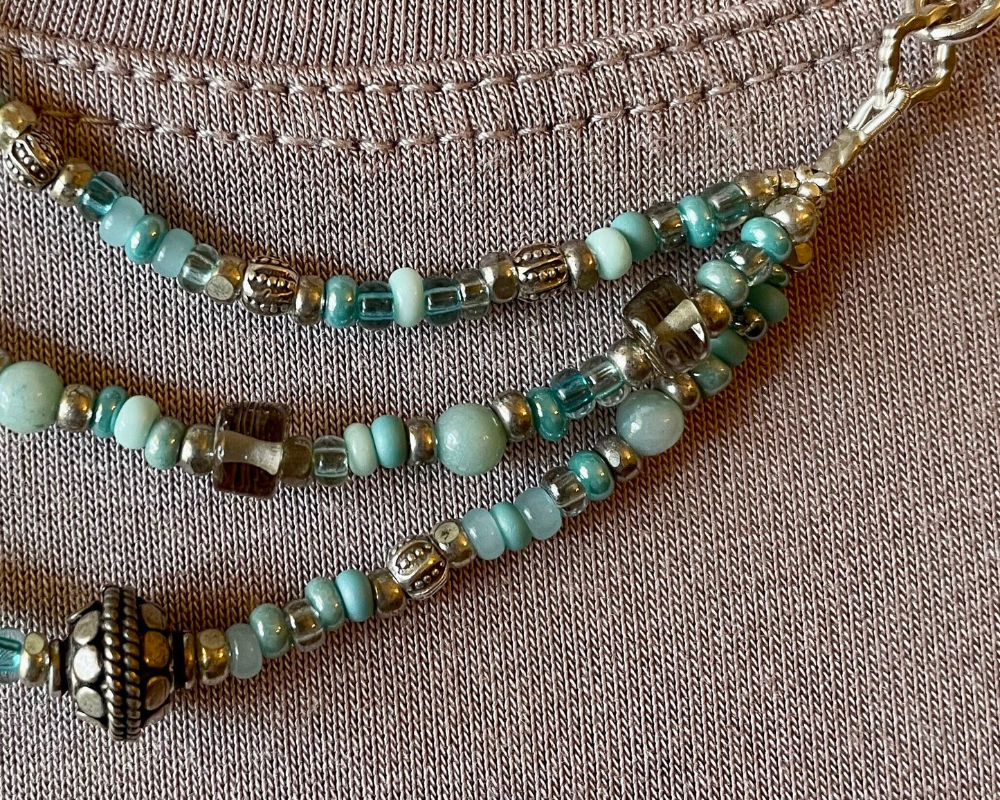 Boho Blue Statement Necklace