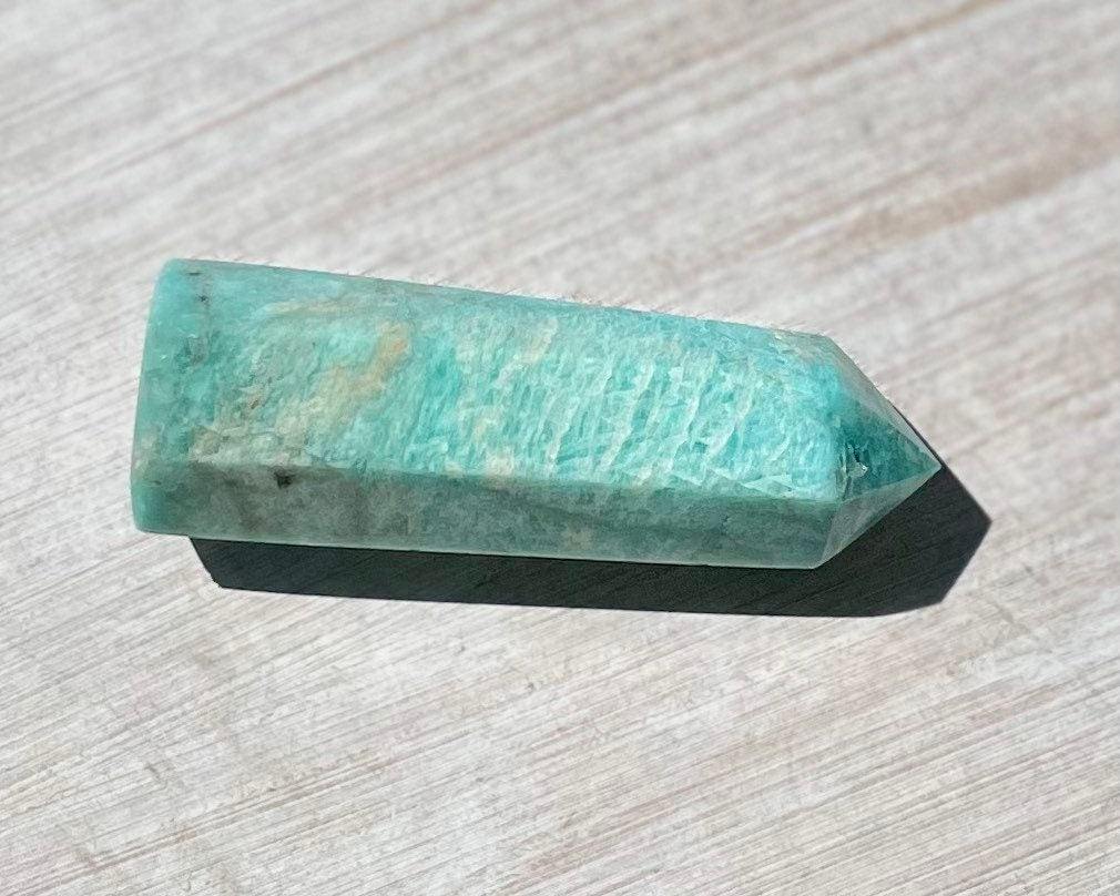 Amazonite Faceted Crystal