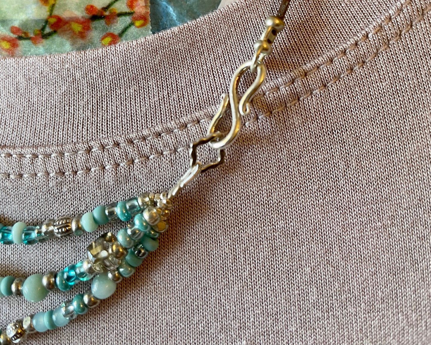 Boho Blue Statement Necklace