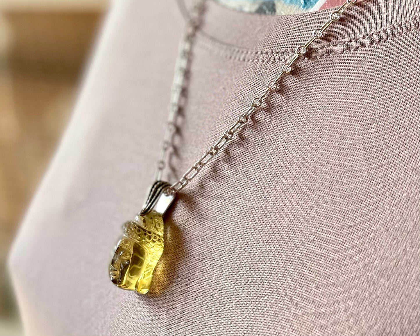 Little Citrine Buddha