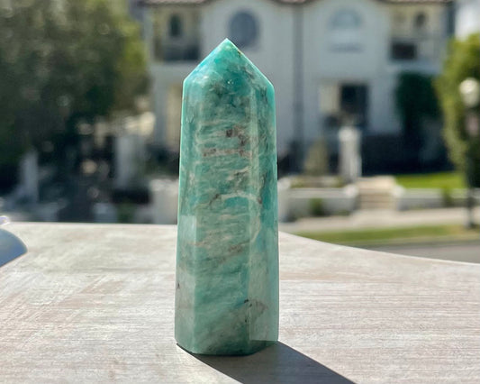 Amazonite Faceted Crystal