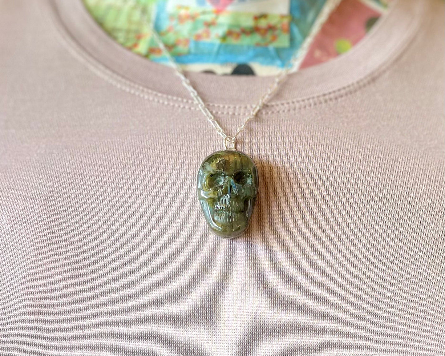 Large Labradorite Skull 2