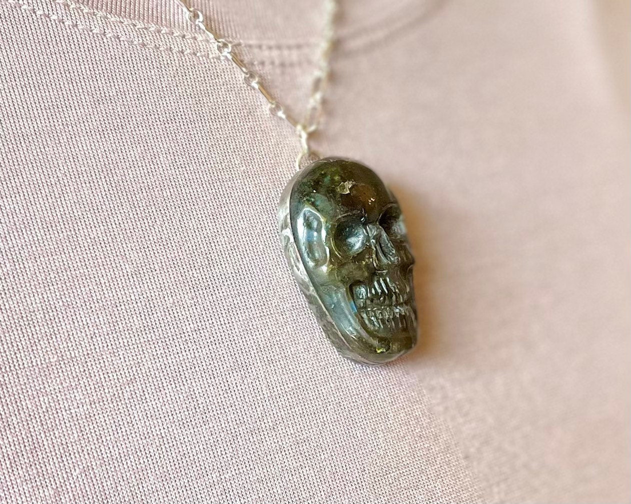 Large Labradorite Skull 2