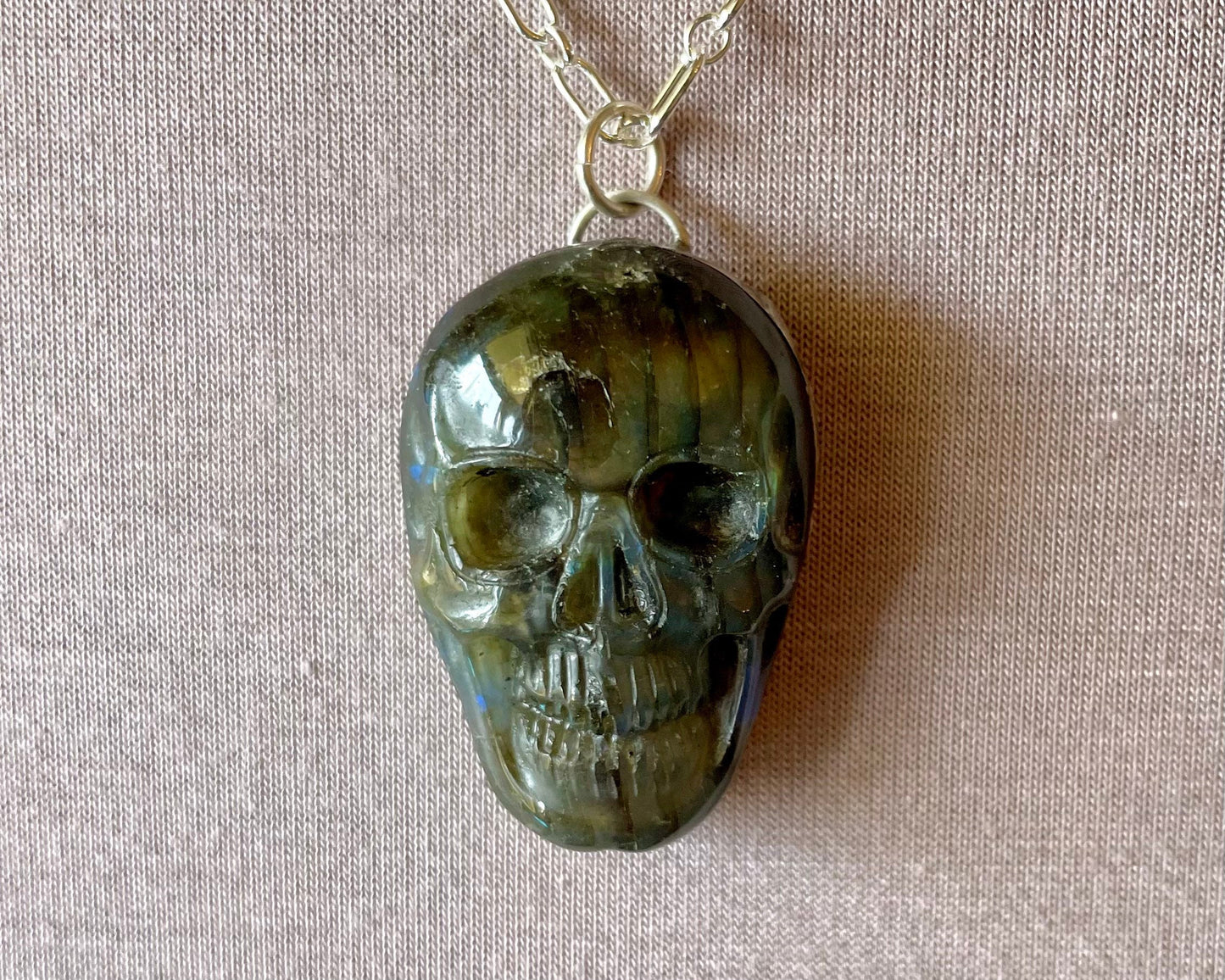 Large Labradorite Skull 2