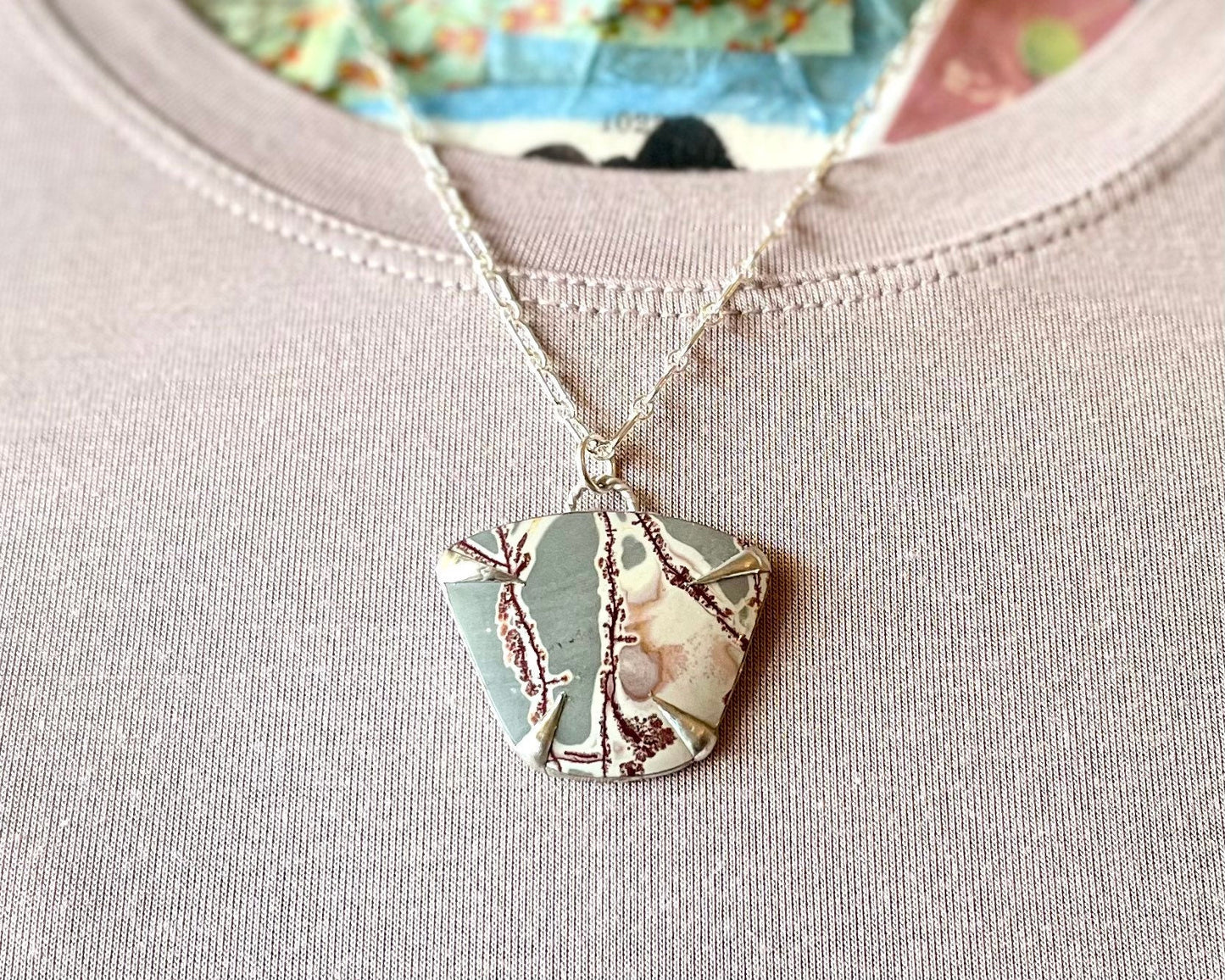 Sonora Dendritic Rhyolite Pendant