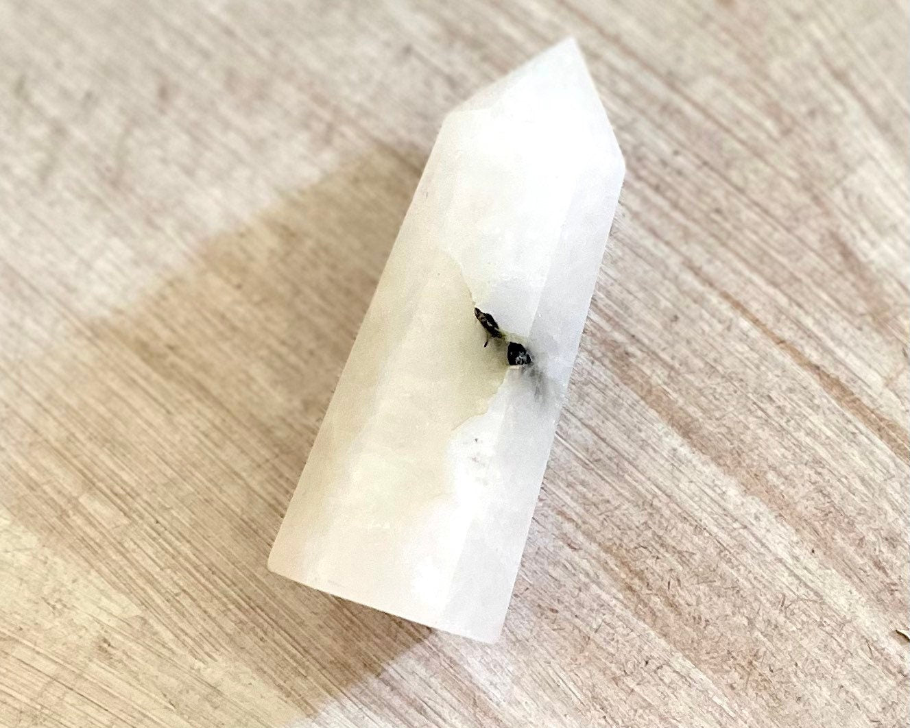 Tourmalinated Quartz Crystal