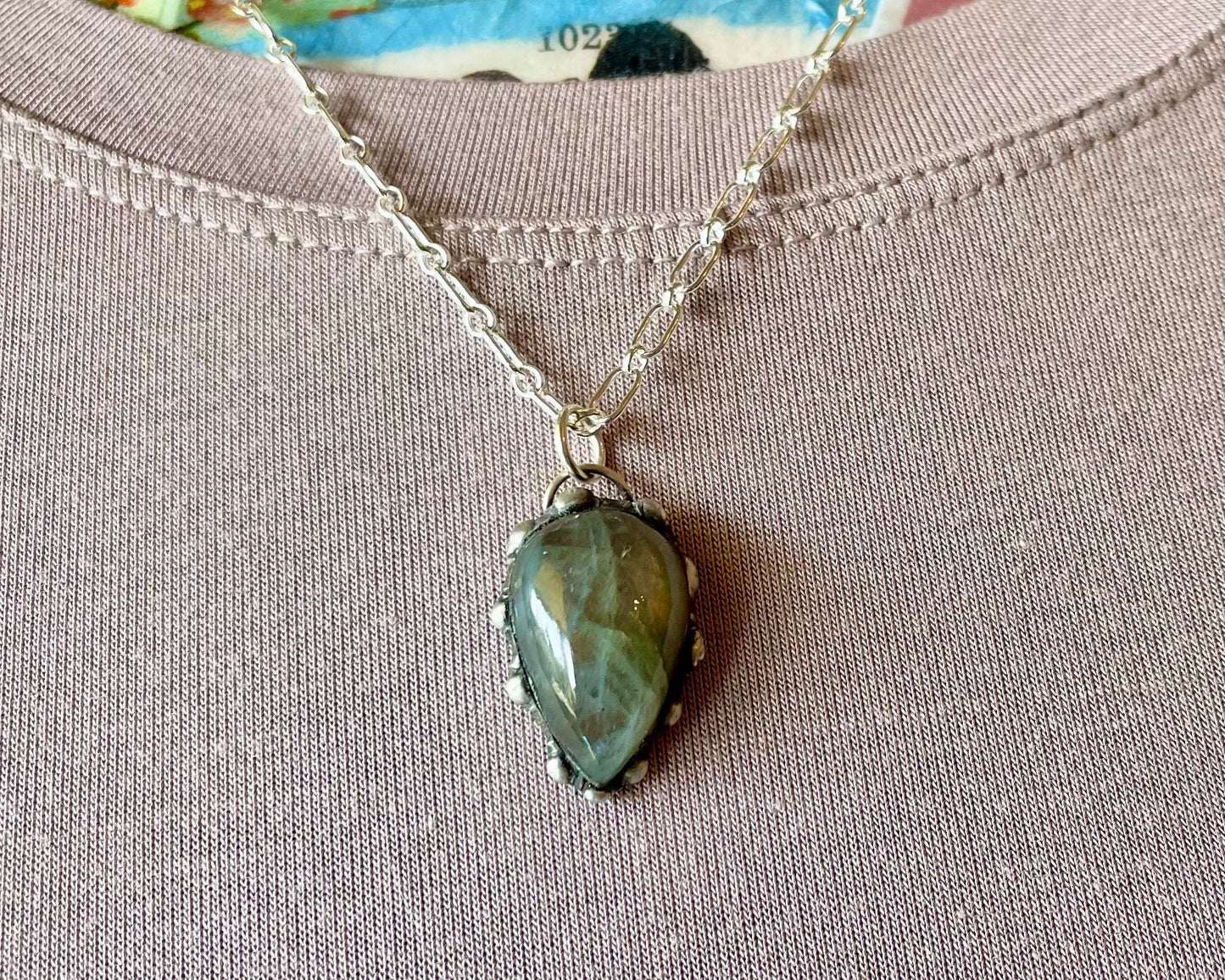 Labradorite Teardrop