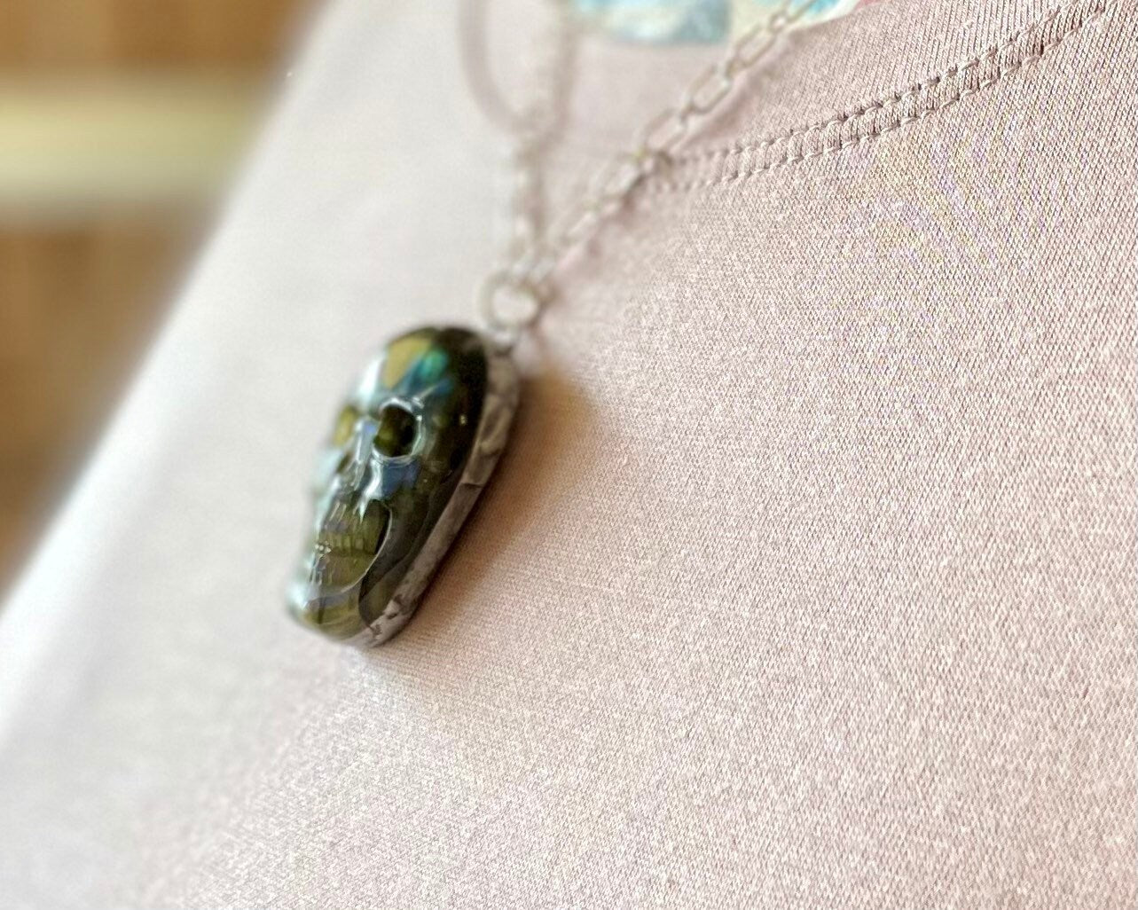 Large Labradorite Skull 2