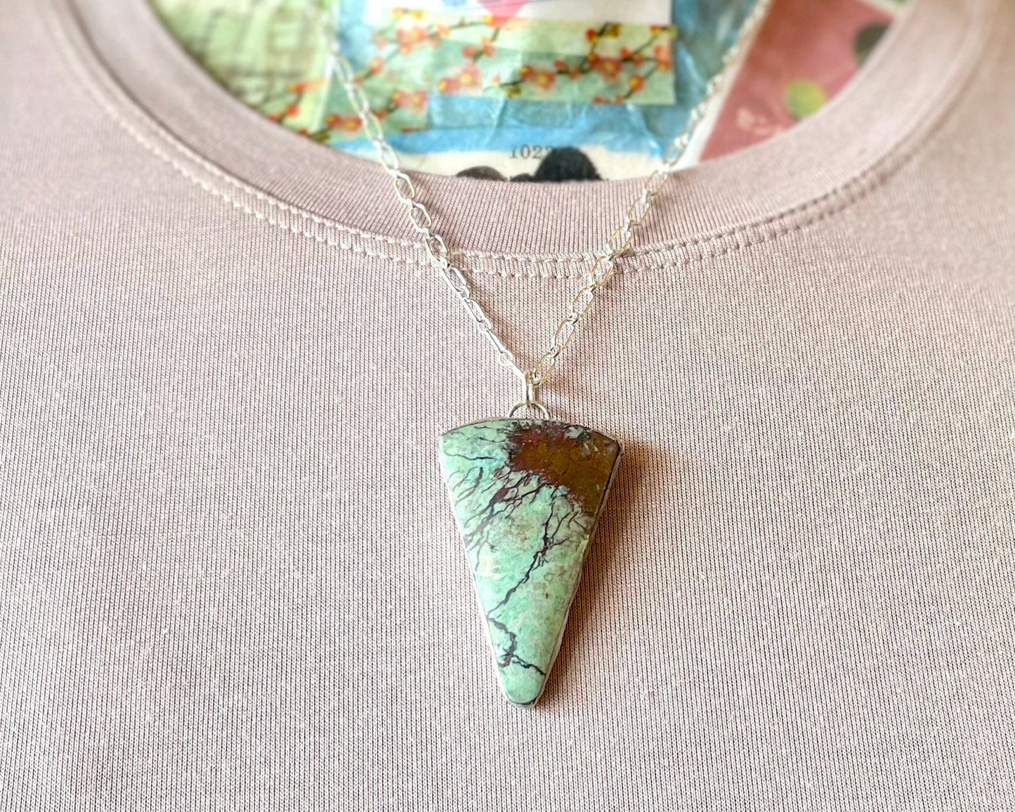 Sonora Sunrise Chrysocolla Pendant