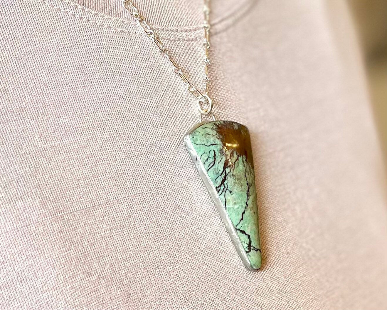 Sonora Sunrise Chrysocolla Pendant