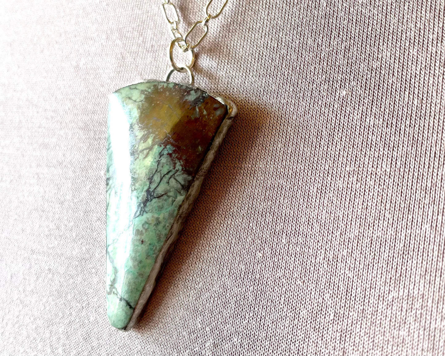 Sonora Sunrise Chrysocolla Pendant