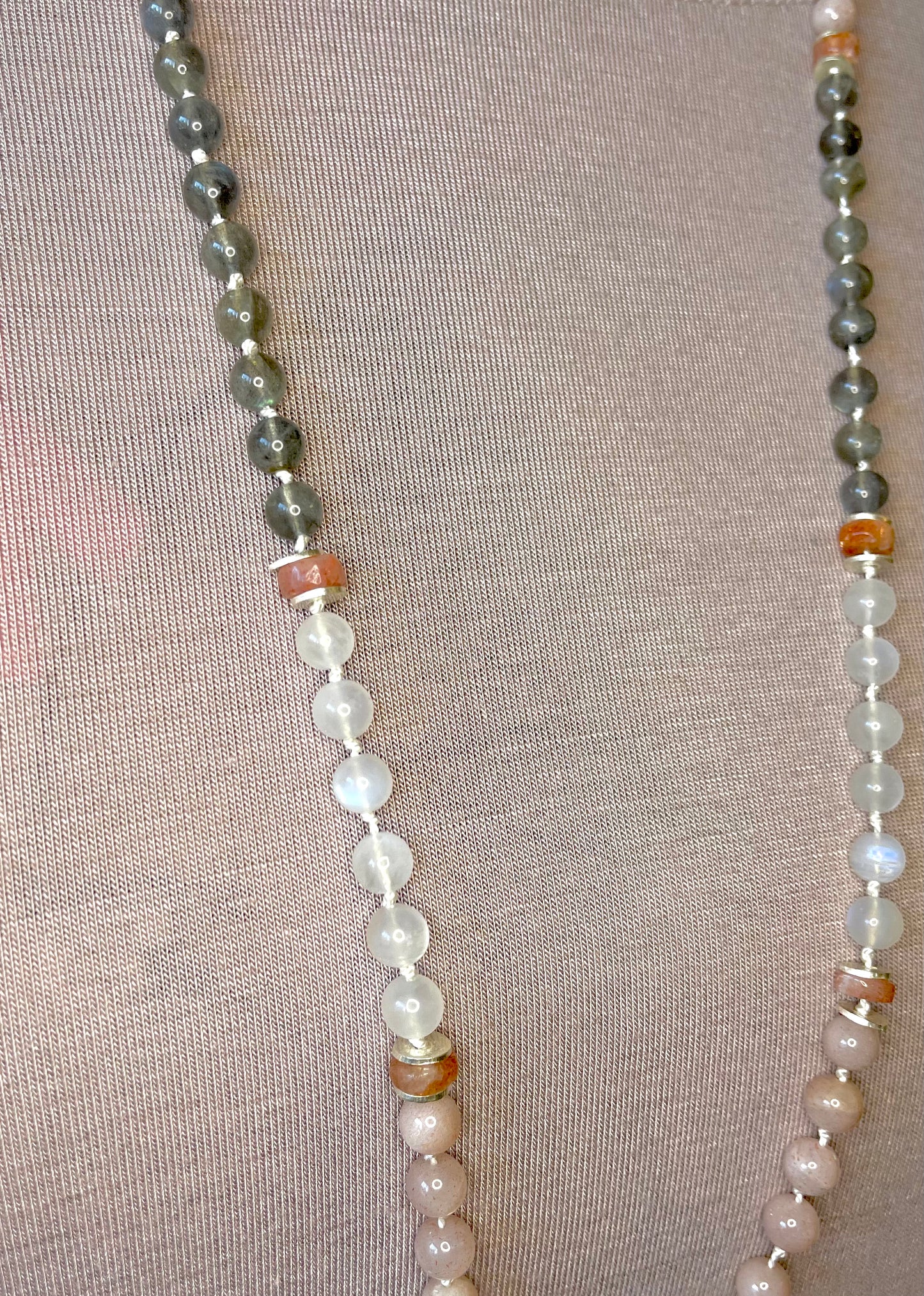 Fossil Coral 108 Bead Mala