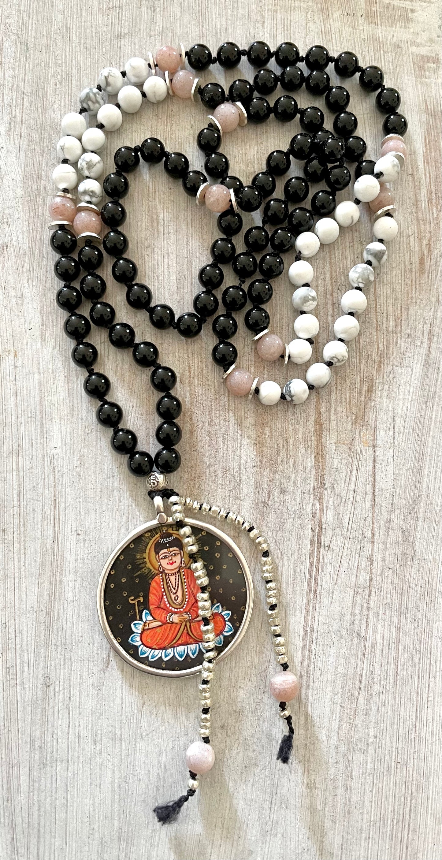 Sitting Buddha 108 Bead Mala